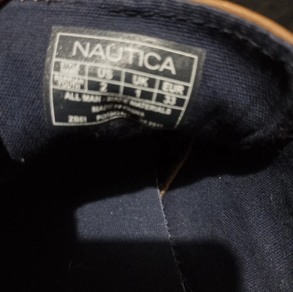 NAUTICA Kids Brown Sneakers Pre-own‎ Sz2